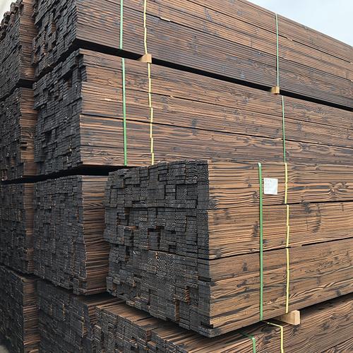 碳化木板材 户外地板廊架护栏等用料 太仓碳化木厂家批发可定制